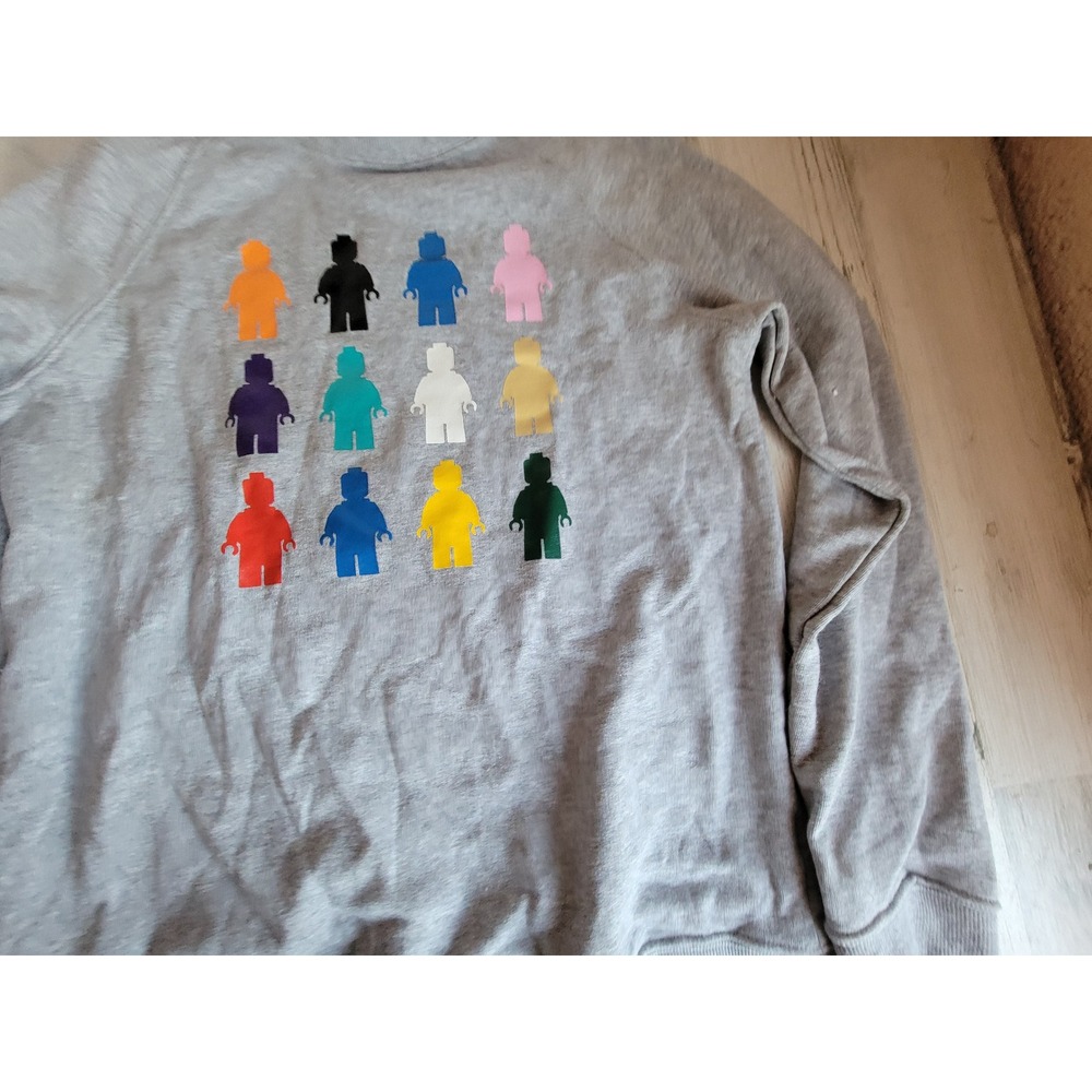 Lego Youth XL multicolor gray men sweater crewneck clothes - Picture 7 of 9